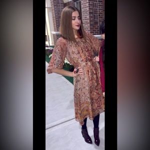 Bohemian Style Midi Dress
